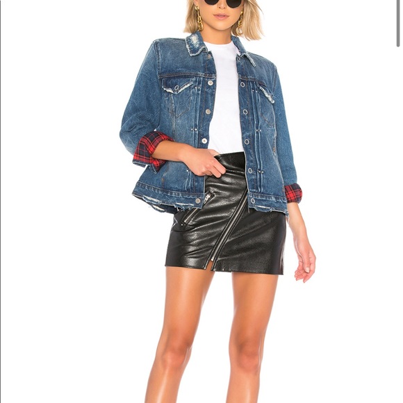 BLANKNYC Vegan Leather Front Zip Mini Skirt - Picture 4 of 6
